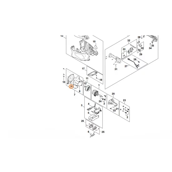 STIHL  Pokrywka FA01 706 3400